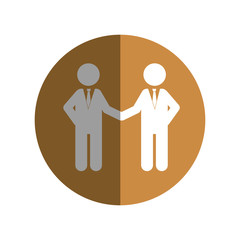 people silhouette teamwork icon vector illustration design
