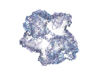 Obraz premium Abstract polygonal geometric background. 