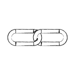 contour chain icon stock image, vector illustration design