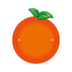 fresh fruit product seal vector illustration design