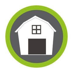 farm stable seal icon vector illustration design