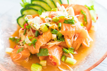 spicy salmon salad