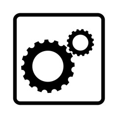 gear machine isolated icon vector illustration design