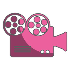 video camera cinema icon vector illustration design