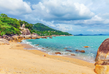 Morning at Coral Cove beach. Koh Samui, Thailand.