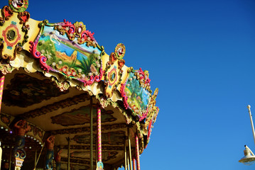 A carrousel on the french riviera