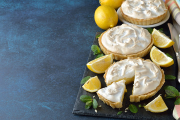 Pie with meringue