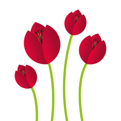 cute flower decoration icon vector illustration design