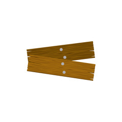 brown wood sign icon image, vector illustration design