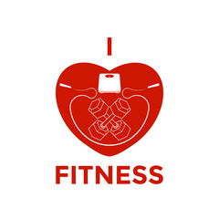 fitness emblems, logo design