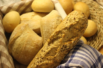 bread, fresh bread, home sweet home, bakery, home made bread, oregano, bread in the basket, 