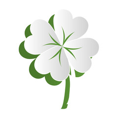 clover leaf ecology icon vector illustration design