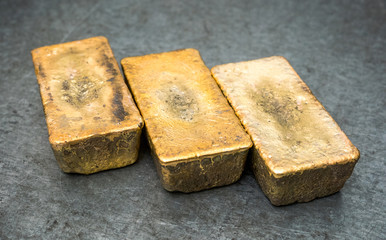 A few golden ingots
