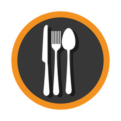 set cutlery tools icons vector illustration design