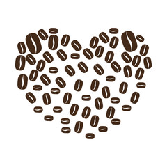 coffee plant organic product vector illustration design