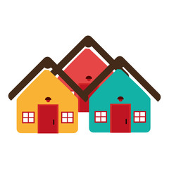 real estate house icon vector illustration design