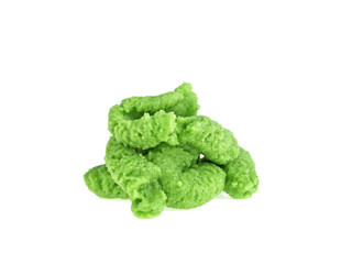 Wasabi on white background