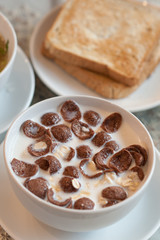 Delicious healthy sweet dessert for breakfast.