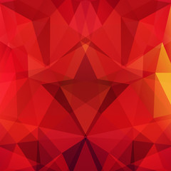 Background of geometric shapes. Red mosaic pattern. Vector EPS 10. Vector illustration
