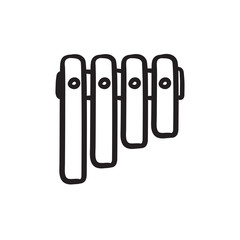 Vibraphone sketch icon.