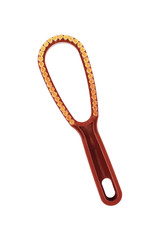 one clothes cleaning brush isolated on white