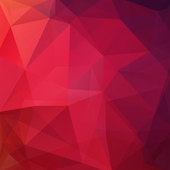 Fototapeta premium Abstract geometric style red background. Vector illustration