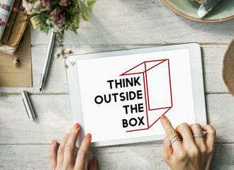 Thinking Out Of The Box Concept