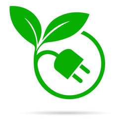 plug and leaf eco concept