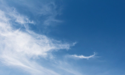 blue sky with cloud