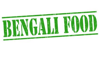 Bengali food sign or stamp