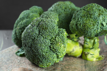 Green winter superfood -   baby broccoli