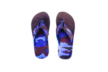 Men sandals on white background