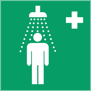 Douche de d&eacute;contamination