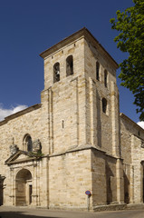 Fototapeta na wymiar San Pedro church and Fray Diego de Deza square, Zamora, Spain
