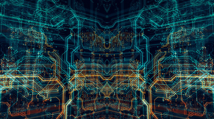 Technology background/Technology background of the abstract computer motherboard, can be used in the description of technological processes, science. Can be used as digital dynamic wallpaper.