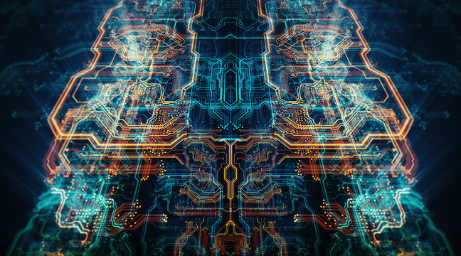Technology background/Technology background of the abstract computer motherboard, can be used in the description of technological processes, science. Can be used as digital dynamic wallpaper.