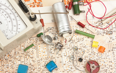 multimeter and electronic component