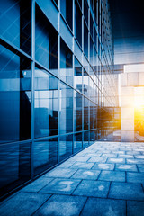 square of Shanghai financial district in China.