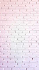 Warm red and white brick wall for texture or background