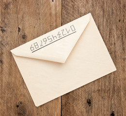 old postal envelope