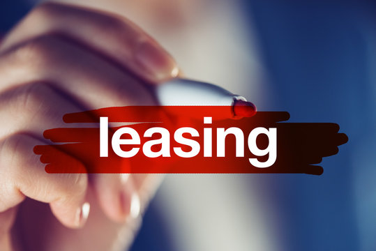 Leasing, business concept