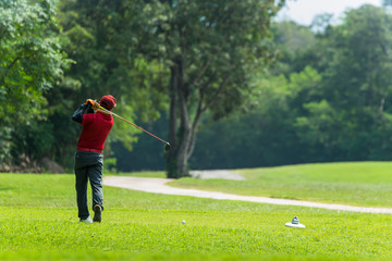 Golf Swing Isolated