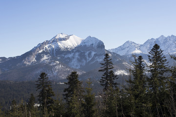 Naklejka premium Beautiful landscape in Tatra mountains