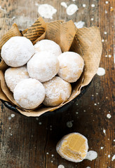 Quick and  Easy No Bake Peanut Butter Snowballs