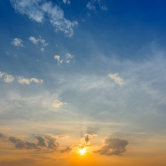 sky sunset background