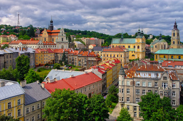 Fototapeta na wymiar Scenic view of Przemysl town center