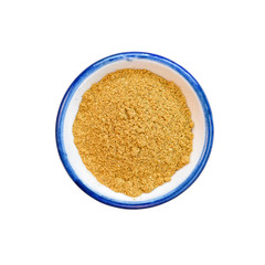 curry powder in bowl on on white. This has clipping path.