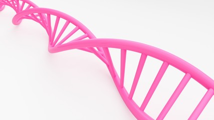 3D rendering  DNA structure abstract background