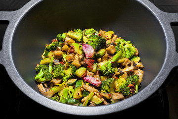 POT WITH VEGETABLES
