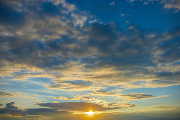 Fototapeta premium sunset sky background
